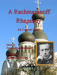 A Rachmaninoff Rhapsody Concert Band sheet music cover Thumbnail